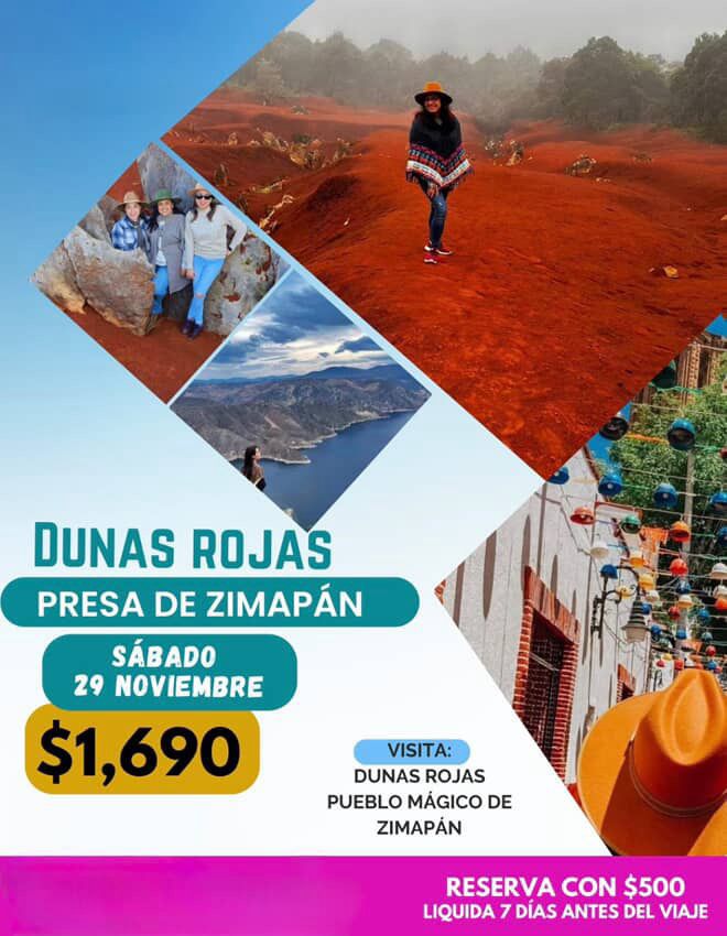 Dunas Rojas y Zimapán tour