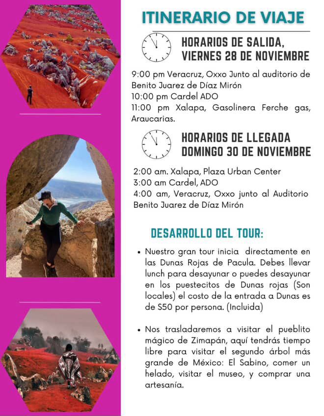 Dunas Rojas y Zimapán tour