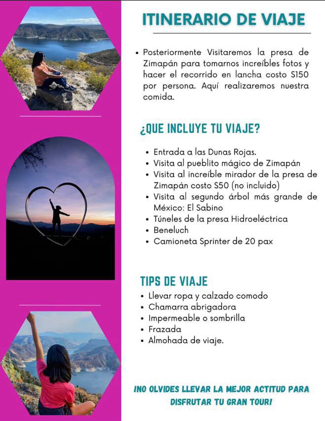 Dunas Rojas y Zimapán tour